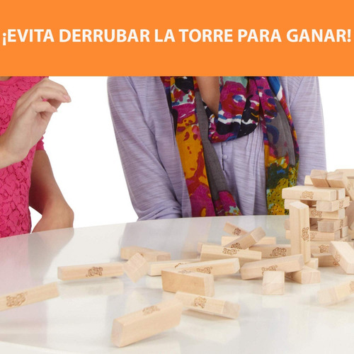 Juego Jenga Jng Top Toys Original Juego De Mesa 7344 Lelab