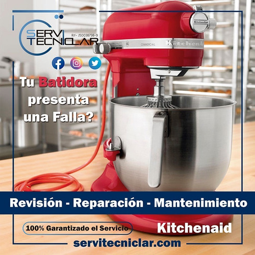 Imagen 2 de 10 de Servicio Tecnico Autorizados Kitchenaid Batidoras Tope Horno