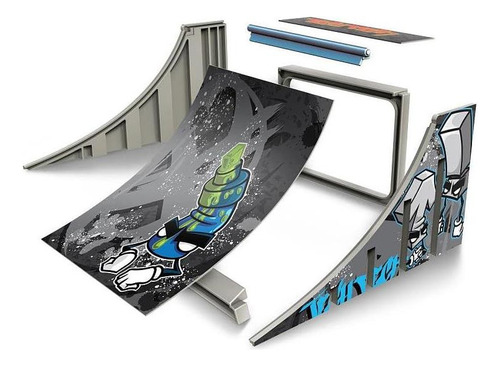 Tech Deck Construye Un Juego De Rampa Quarter Pipe
