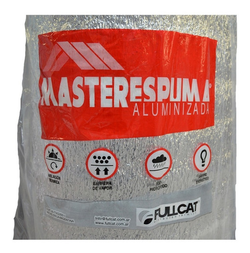 Espuma Aluminizada 5mm 1x20mts Aislante Térmico