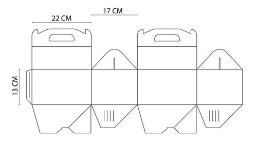 Caja Multiuso 22 X 17 X 13 Cm - Blanca X 50 U