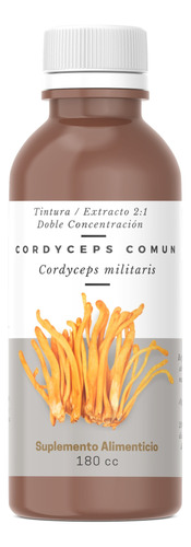 Extracto Suplemento - Cordyceps Militaris - Botella 180cc