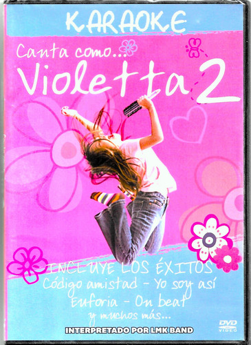 Karaoke Canta Como... Violetta 2 - Dvd - Lmk Band