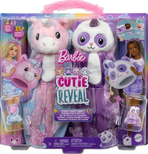 Muñecas Barbie Cutie Reveal Mattel para niñas, juguetes de marca