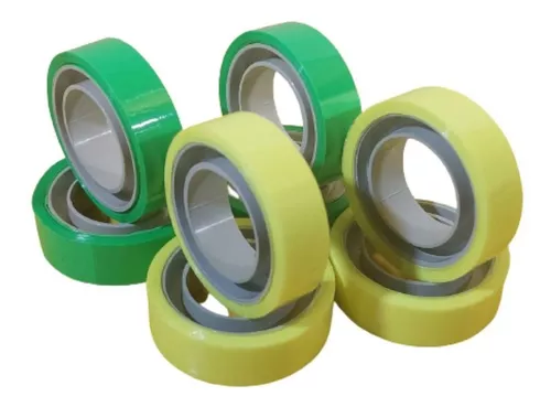 Kit de 8 cintas adhesivas para fiestas, color verde fluorescente y  amarillo, color verde fluorescente