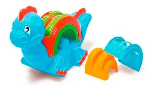 Juego Didáctico Para Bebe Dino Empilhassauro  732 Calesita