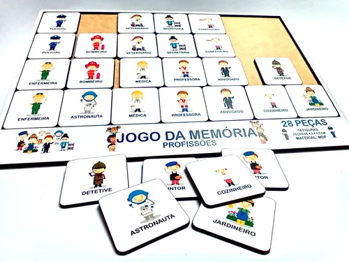 Brinquedo Educativo Tabuleiro Jogo Da Memória Smiles Emoções - Mega Impress