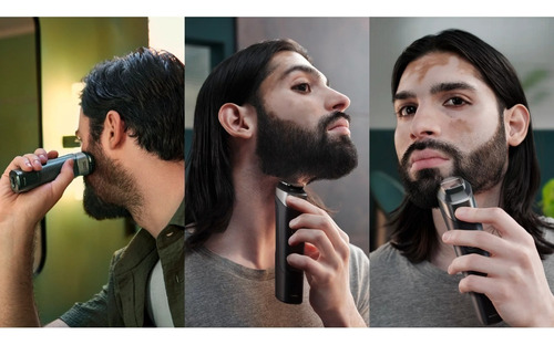 Cortadora de pelo Philips Norelco Multigroom serie 5000, 18 unidades, color negro