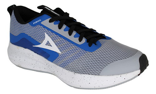 Tenis Casual Para Caballero Color Gris Azul 4029