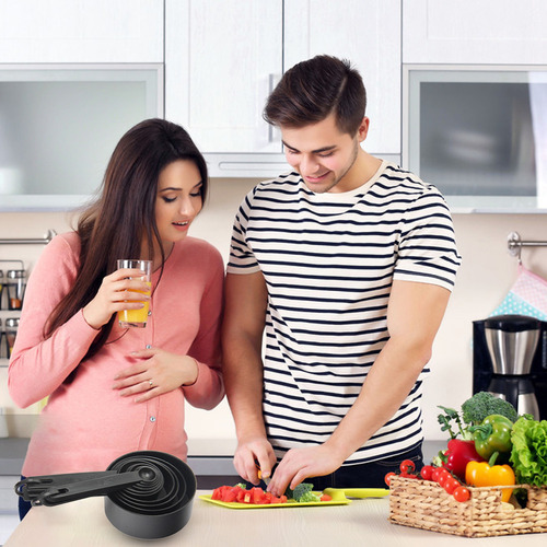 Juego De Cucharas Medidoras De Plástico Para Cocinar, 2 Jueg