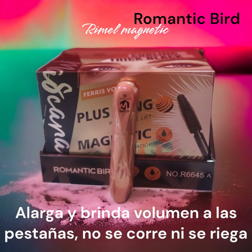 Rimel Magnetic Romantic Bird Alarga Y Da Volumen 