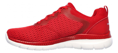 Zapatilla Mujer Bountiful Quick Path Rojo Skechers