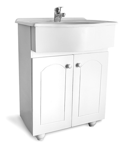 Imagen 4 de 8 de Vanitory Laqueado Clasico 60cm (mueble Solo) Envio Gratis