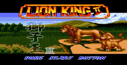 Cartucho El Rey Leon 2 Lion King | 16 Bits Retro -mg-
