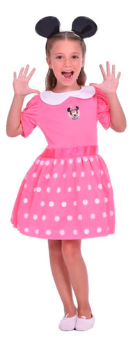 Disfraz Infantil Minnie Mouse Rosa Disney Licencia Newtoys