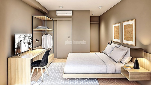 Studio Jardins 22,87m² - Mobiliado - Pp18991