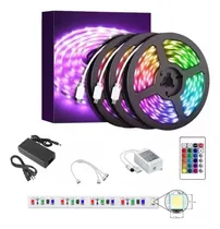 Comprar Cinta Luces Led Tira Rgb 15m Control Y Transformador (3x5m)
