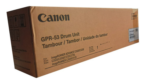 Drum Unit Canon Original Negro  Irc - 3125 - I