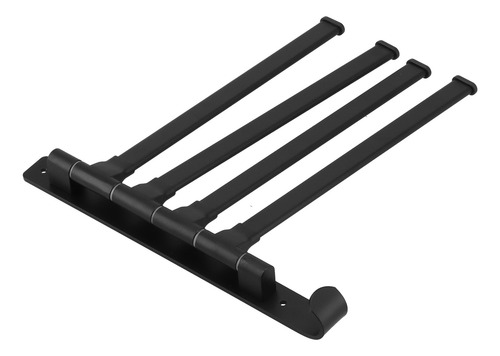 Toallero Giratorio De 4 Polos Space Aluminium