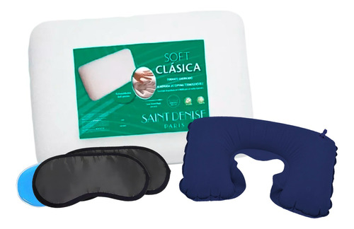 Set Almohada Inteligente + 2 Antifaz + Cuello