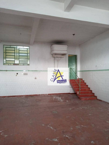 Imagem 10 de 10 de Salão Para Alugar, 150 M² Por R$ 2.200,00/mês - Jardim Santa Lídia - Mauá/sp - Sl0126