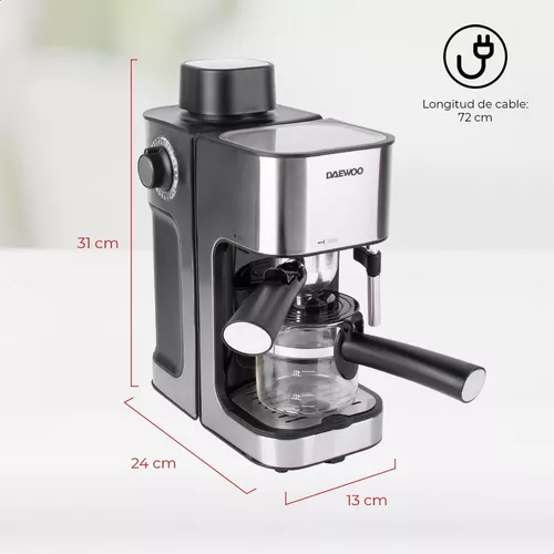 Cafetera Daewoo Des-485 Máquina Para Espresso O Capuchino Color