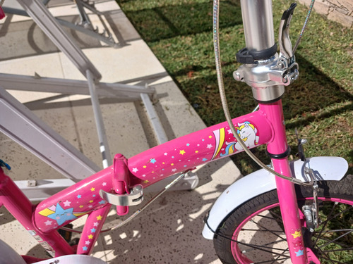 Bicicleta Plegable Rodado 16, Niña Negro 16 " (Usado)