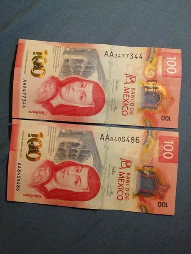 Billete De 100pesos Coleccionables