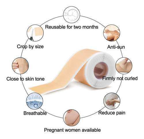 Parche De Gel De Silicona L Para Cicatrices, Impermeabilizan