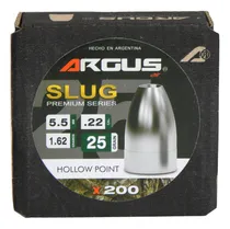 Comprar Punta Slug Argus Premium - 5,5mm - 25grn - Punta Hueca X200