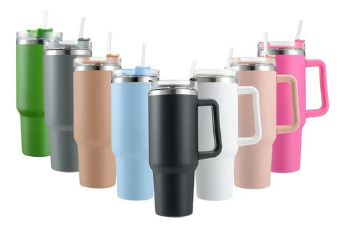 Copo Térmico Com Canudo E Alça 1200ml Neymar