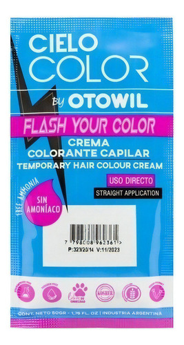 Tintura Cielo Color Otowil Caja X6u tono naranja