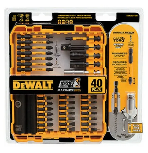 Kit de puntas para atornillador de impacto 35 piezas DWA35SET Dewalt