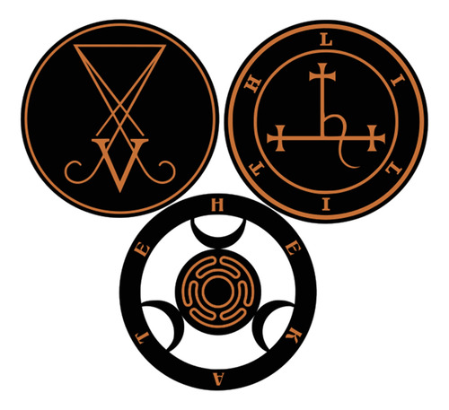 3 Castiçal Hecate Lilith Lúcifer Evocação Oferenda Altar