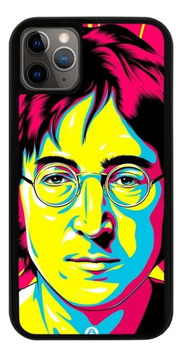 Funda Uso Rudo Tpu Para iPhone John Lennon Colores Beatles