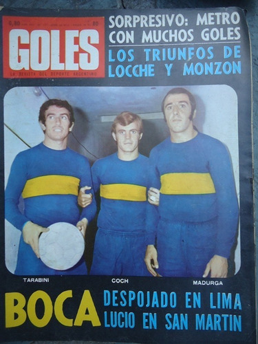 Goles 1157 09/03/71 Poster San Lorenzo - Artime - Vs. Racing