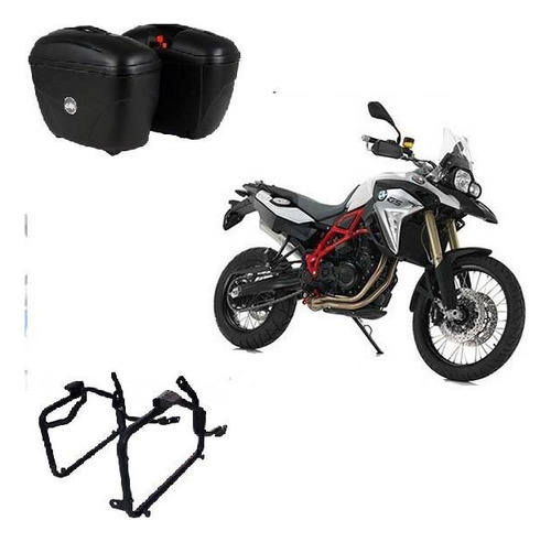 Kit Bau Lateral Givi E21n+suporte Givi Pl690 P Bmw F800 Gs