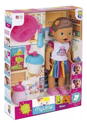 My Little Muñeca Set Comiditas Con Mixer Accesorios Ed