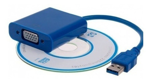 Convertidor Usb 3.0 A Vga Compatible 2.0 Adaptador Conversor