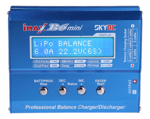 Batería Rc Fitting Lipo Mini B6 Skyrc Imax Balance