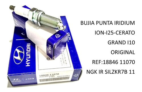 Bujia Punta Platino Original Hyundai I25