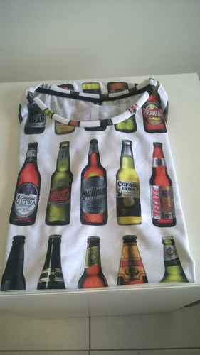 Remera Nueva Modelo Botellas Única