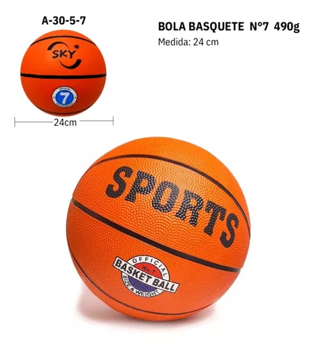 Bola de Basquete Oficial - Laranja - 7190 - Pais e Filhos - Real Brinquedos