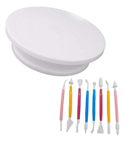 Kit Suporte Bailarina Giratória Com 8 Estecas Para Modelagem
