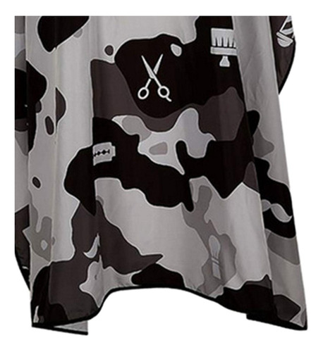 Xing Capa De Barbero Profesional Grande, Camuflaje,