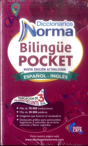 Diccionario Norma  Bilingual Pocket Ingles/español
