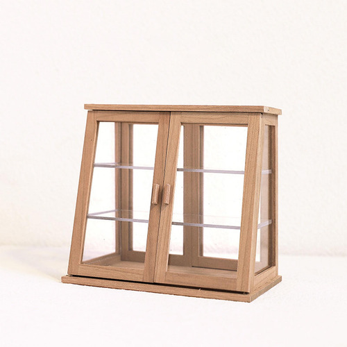 Modelo De Vitrina De Galletas 1:6 1:12, Madera De Cerezo A