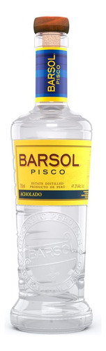 Pisco Barsol Acholado 750 Ml Origen Perú