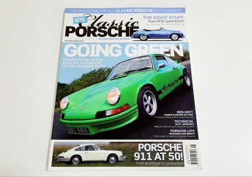 Revista Importada Classic Porsche/ 911/speedster/rs