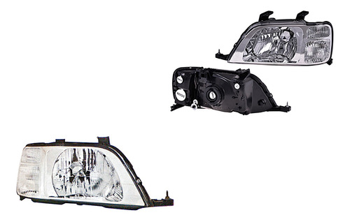 Set Faros Delanteros Depo Honda Cr-v 1997 - 2001